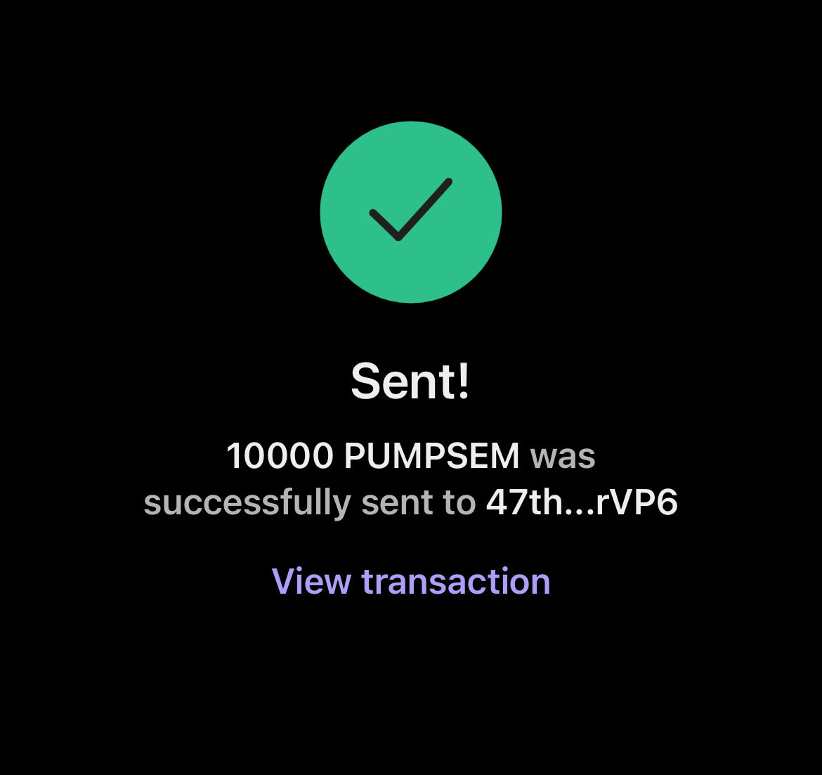 MrsbeastD's tweet photo. Just airdropped you $PUMPSEM 

Who's next? https://t.co/SQ4P2CnM1W