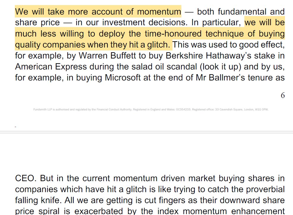 UpslopeCapital's tweet photo. Need to actually read this Fundsmith letter to believe it - wild stuff https://t.co/eBzHO4oDRm