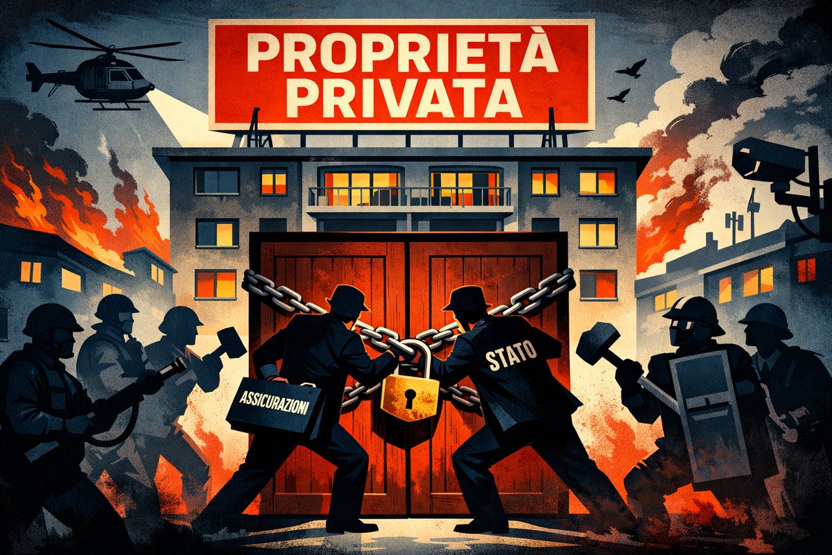 sandroscoppa's tweet photo. 🏠🔥 GIÙ LE MANI DALLA CASA!
Le nuove spinte verso l’assicurazione obbligatoria trasformano la casa in un bene sotto pressione continua: costi ricorrenti, criteri decisi dall’alto, ingerenza finanziaria e normativa che pesa soprattutto su famiglie e piccoli proprietari. Un tema caldo che riguarda tutti: la proprietà privata come ultimo baluardo da difendere.
👉 Leggi l’articolo completo su Atlantico Quotidiano.
https://t.co/fM49QQsv3h

🔥  #assicurazioneobbligatoriacasa #costiproprietari #pressioneeconomica #proprietaimmobiliare #ingerenzaregolatoria #famiglieproprietarie #mercatoimmobiliare #oneristrutturali
@atlanticomag @RedPillAtlantic @Confedilizia_ @jimmomo @lucabocci @Musso___ @fabioflos @avitale61 @tempoweb @GioSallusti @LaVeritaWeb @Mex_Libertario @Willy_Covernton @ilgiornale @gazzettadelsud @L_Economia @Corriere @sole24ore @GiorgiaMeloni