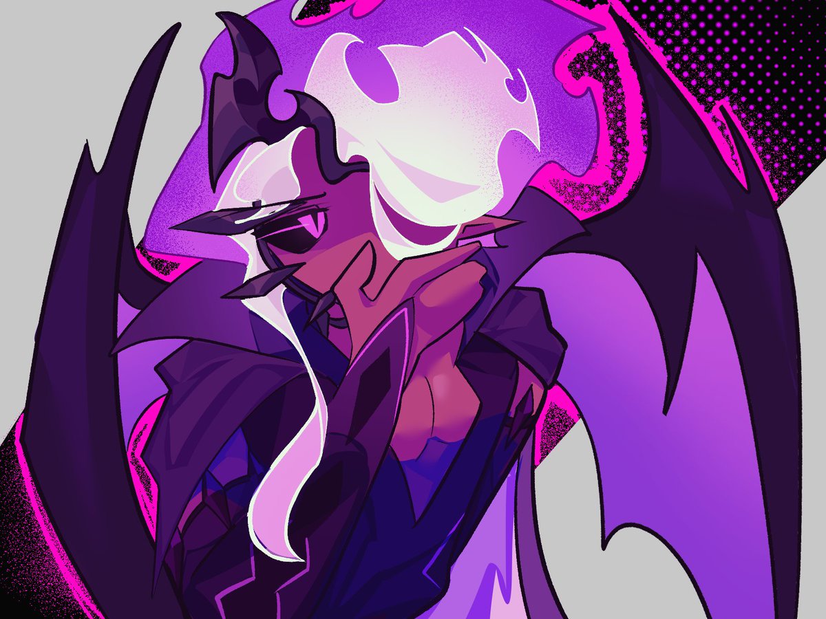 SixerBlixer's tweet photo. Artfight attack for @d_burnerphone ! we love an evil ash :D https://t.co/0eOdLLMY0q
