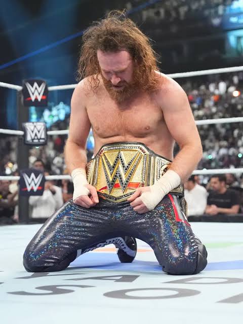 wrestle_chatter's tweet photo. If this guy was believable as World Champion for months, Sami Zayn can absolutely be champion for more than 9 days.

End of discussion.
Peace. https://t.co/PvQhQsCkTK
