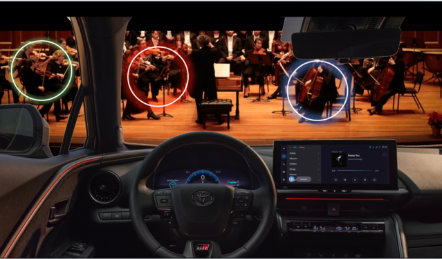 barneyjunior's tweet photo. What does it take to create concert-quality sound inside a car? 🎵🚗 Discover how Toyota and JBL combine engineering, acoustics and decades of expertise to transform the Toyota C-HR into an immersive listening experience. #Toyota #JBL #ToyotaCHR https://t.co/kkrKBLvNcS https://t.co/0R3DmyhNIg