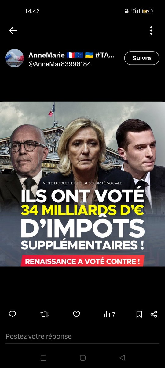 NAS14793358's tweet photo. @Europe1 @MarionMarechal Jamais le #RacketFiscal https://t.co/YeE7FnOfTr