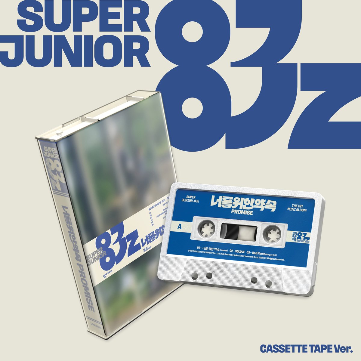 SJofficial's tweet photo. '너를 위한 약속 (Promise)' Album Details (Cassette Tape Ver.)

SUPER JUNIOR-83z The 1st Mini Album 
【너를 위한 약속 (Promise)】
➫ 2026.07.13 6PM (KST)

💿Pre-order
https://t.co/dzuueHVmKK

#슈퍼주니어 #SUPERJUNIOR
#슈퍼주니어_83z #SUPERJUNIOR_83z
#너를위한약속 #SUPERJUNIOR_83z_Promise