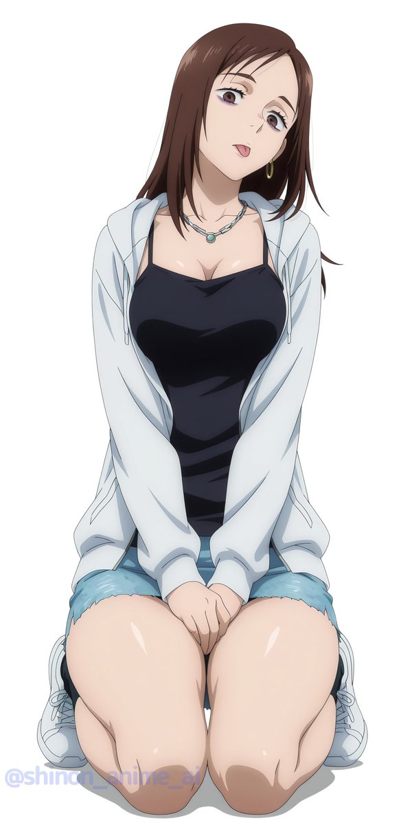 shinon_anime_ai's tweet photo. 家入硝子 (Shoko Ieiri) / 呪術廻戦
SFW illustration https://t.co/TNJUeG9Olt