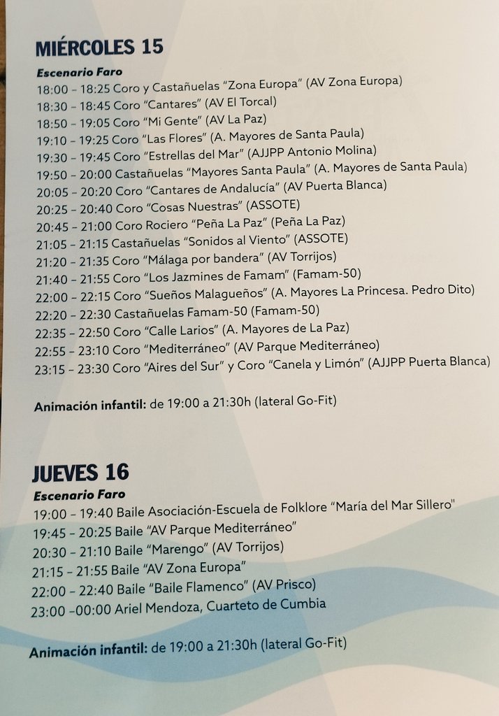 HuelinTV's tweet photo. Programación completa Fiestas Marineras Huelin 2026 https://t.co/TbAObH7oLx