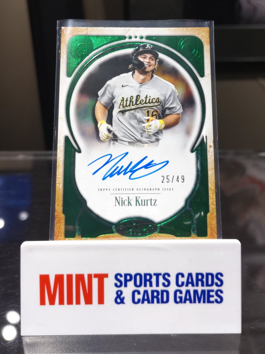 MINT名古屋 情報】 2026 TOPPS TIER ONE より、 NICK KURTZ 選手の直筆