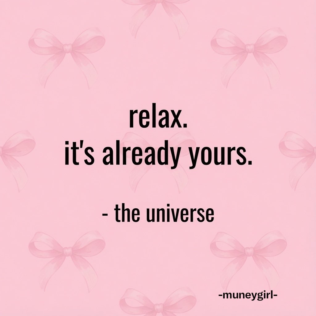 muneygirl's tweet photo. It’s already yours
Signed by the Universe ✨ https://t.co/dtEnLjxlnJ