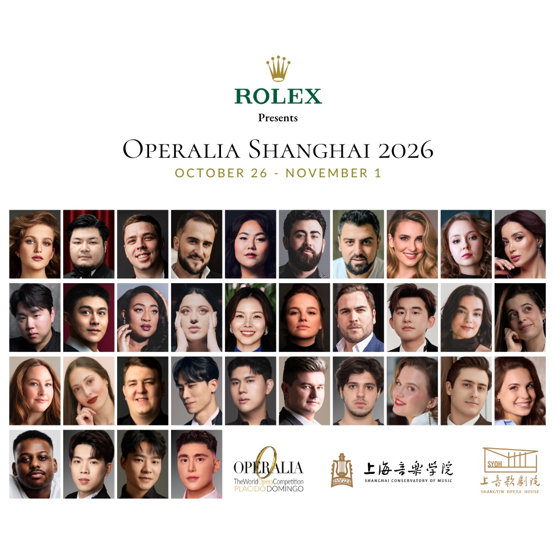 operaliacomp's tweet photo. 🎶 We are happy to announce the selected Participants for the 2026 edition of Operalia, presented by @ROLEX  and hosted by Shanghai Conservatory of Music and Shangyin Opera House!

#Rolex #PerpetualArts #Operalia2026 #OperaliaShanghai @PlacidoDomingo  #PlacidoDomingo https://t.co/4BOpsAtTTt