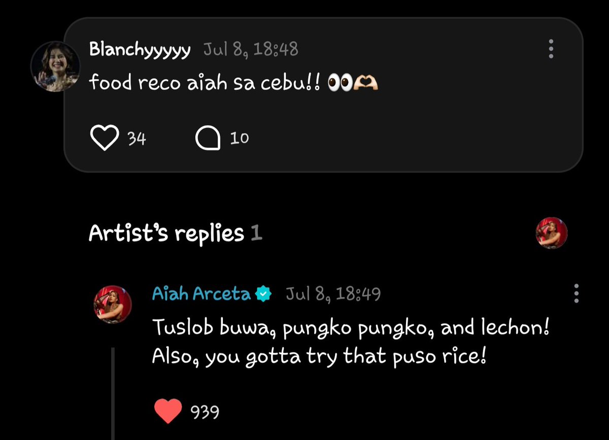 Blanchyyyyy's tweet photo. Noted Aiah! May list na ng foodtrip for this weekend!! 🫶🏻

Baka puro blooms yung nakaupo sa may pungko pungko ah HAHAHAHAHAHA https://t.co/WY9RplMImN