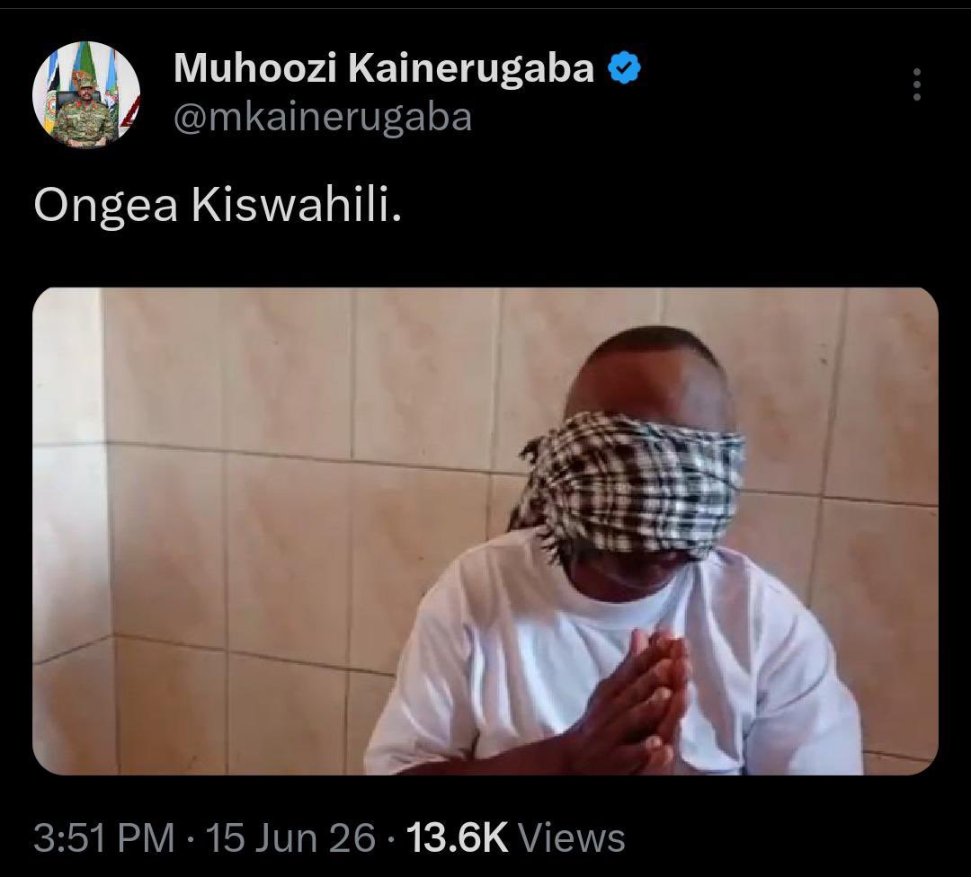 kiizaeron's tweet photo. The State prosecutors argued, and the Chief Magistrate Basemera Sarah Anne agreed, that Luzira prison was fit for him. The State’s own hospital disagrees. 

On the Court’s own order, Mulago National Referral Hospital examined @EriasLukwago_ on 25 June 2026. A team of five specialists. A comprehensive report to the Chief Magistrate.

Their verdict? Hon. Erias Lukwago suffers residual nerve damage from spinal surgery, with further disc disease. A post-COVID lung condition that needs a well-ventilated environment. Irreversible ENT conditions requiring ongoing specialist care. Reflux disease and a hiatus hernia to be managed by diet and prescribed medicine.

The Mulago National Referral Hospital specialists recommend that Hon. Erias Lukwago must be reviewed by his spinal surgeons — in India. Uganda could not even repeat his MRI scan; his implant may not be compatible with the machines available here.

Mulago National Referral Hospital says he needs specialist review abroad. A prison cell cannot give him that. A remand ward would deny him the appropriate medical treatment he urgently needs.

Hon. Erias Lukwago has been charged, not convicted, of any offense. The law presumes him innocent. The law entitles him to ask for bail. He has a right to health, life and dignity. It is the duty of the Court to protect these fundamental human rights and freedoms. 

A man whom our finest doctors say needs care beyond our borders is being held in a place that cannot provide even an MRI. This is inhumane, absurd and outrageous. 

This is about a human life, a medical fact, and a simple question of conscience. Now is the time for everyone to act fast to save the life of Hon. Erias Lukwago.

#FreeLukwago #RuleOfLaw #BailIsARight #Uganda #FreeAllPoliticalPrisonersInUganda