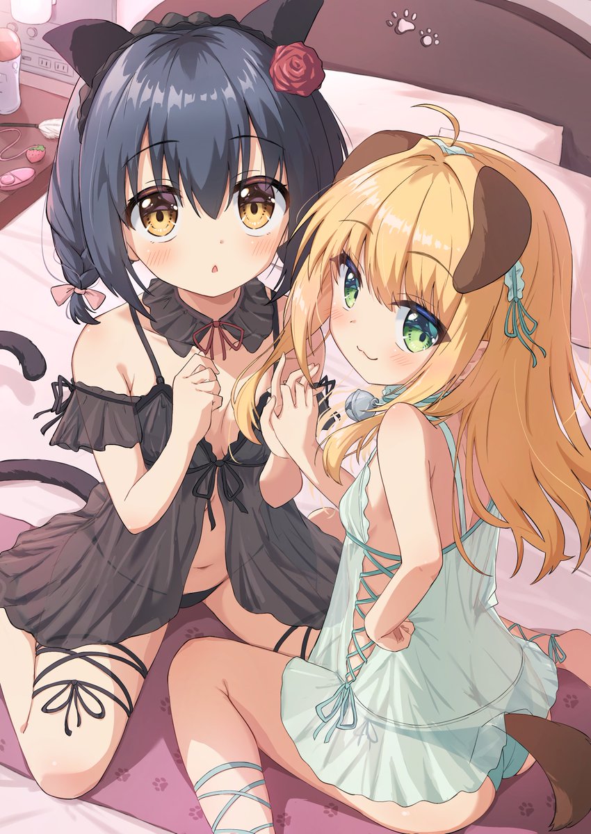 Tsubatyissimo2's tweet photo. Skebありがとうございました！
わんわんにゃんにゃん https://t.co/NNe1VjH8h5