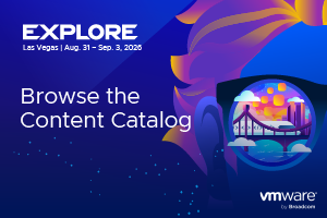 jamesboykin11's tweet photo. The #VMwareExplore Content Catalog is LIVE! Take a look, identify your target tracks, and start favoriting your top picks before the most popular sessions fill up. https://t.co/oqbZstSO6O https://t.co/Bvj3Wi3Xjx