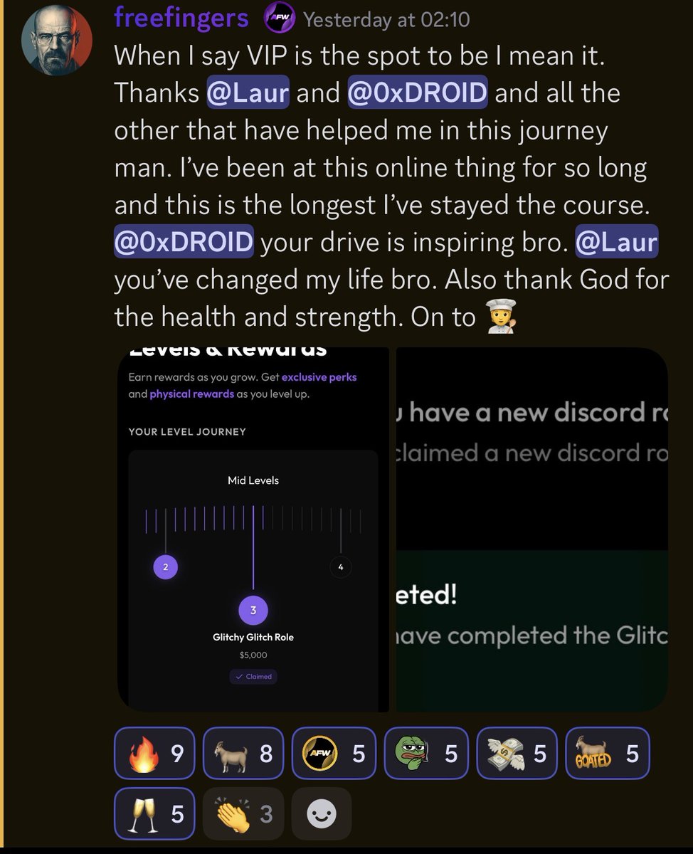 afworldofficial's tweet photo. this is the power of a community:

>someone joins
>they get help
>they get resources
>they start printing

and freefingers did just that

he made $5,000 with Glitchy x CPA marketing

and so can YOU

I put together the whole A-Z blueprint and I will be sending it to everyone for the next 48h

rt + comment "AFW" and I will send it to you
(must be following for auto dm)