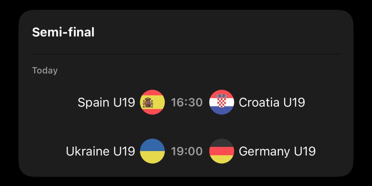 FotMob's tweet photo. In any given summer there is at least one age range UEFA European Championship taking place. 

At the moment, the U19 Euros are taking place in Wales, and today we reach the semifinal stage. https://t.co/DBPyLg9k8C