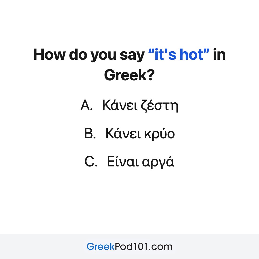 GreekPod101 tweet picture