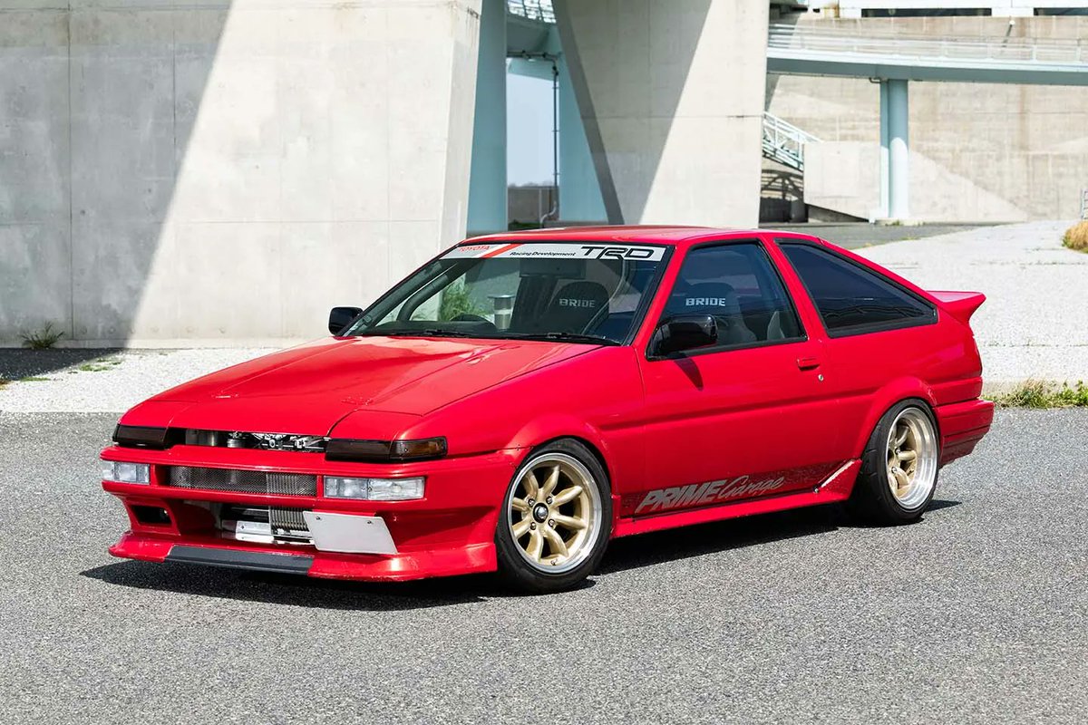 TunedCarsJapan's tweet photo. 「武闘派AE86が“家族仕様”へ!?」トルクフルな7A-G仕様で辿り着いた走り屋人生の答え
https://t.co/yh6E744Di4

7A-G改5バルブで辿り着いた理想形。
走りも快適性も妥協しないストリートチューン！ https://t.co/0WqrqnRCFl