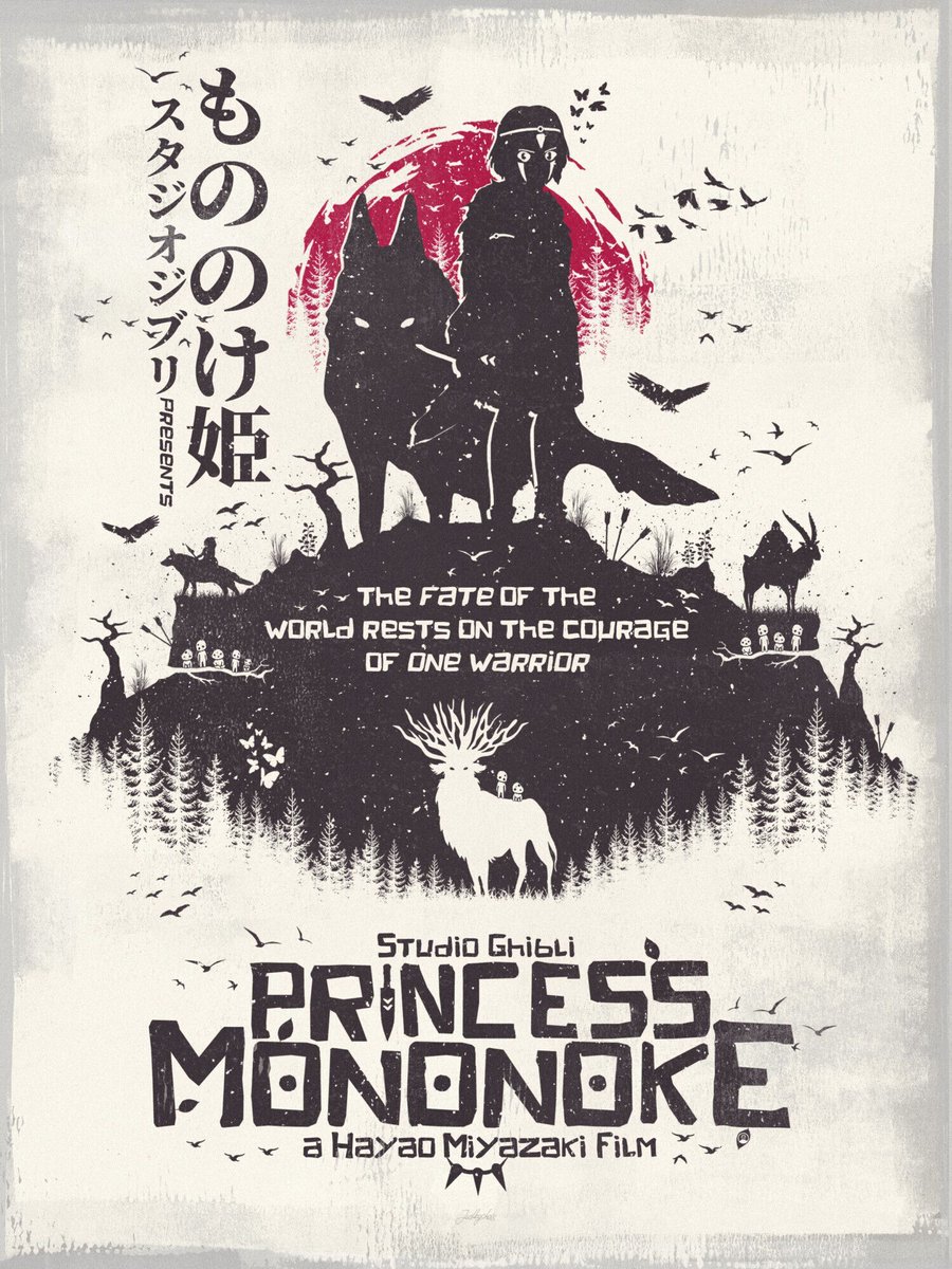 PosterSpy's tweet photo. Princess Mononoke by @justbychris
#PrincessMononoke https://t.co/7bZBvgV8Ka