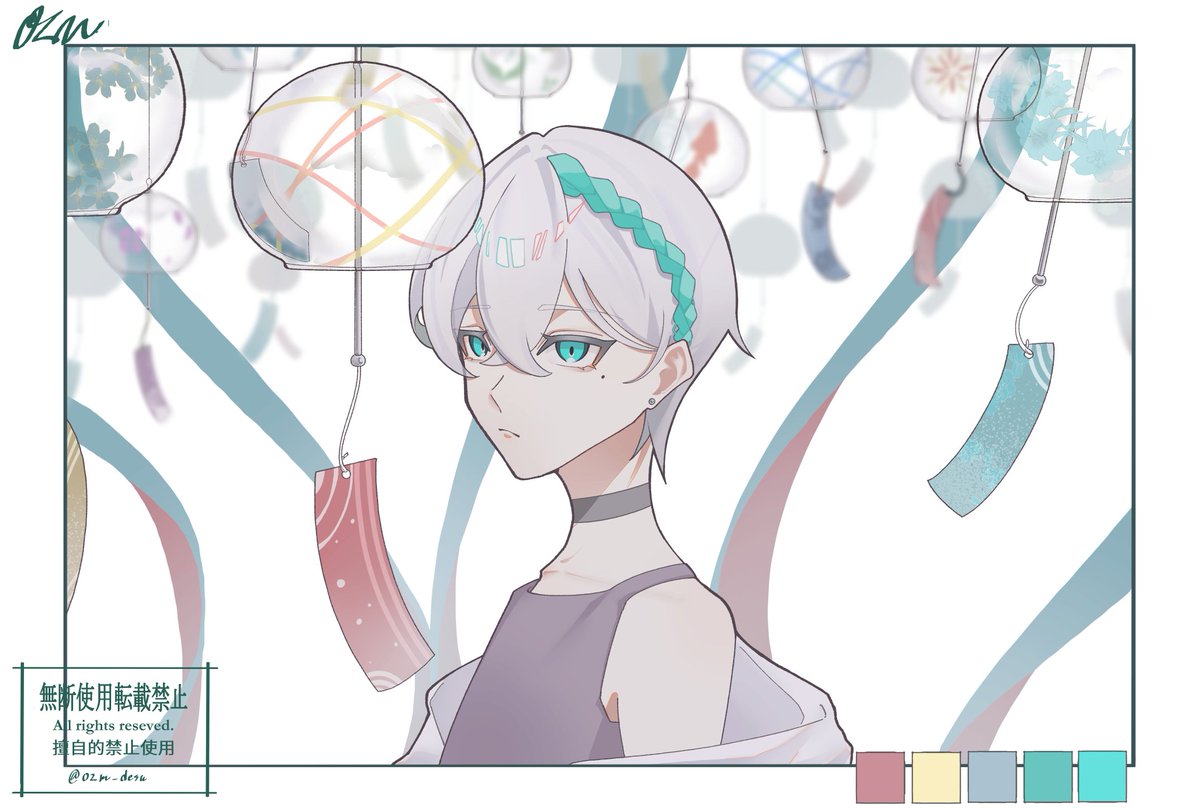 ozm_desu's tweet photo. 🎐
#OC https://t.co/WxeBS61ddO