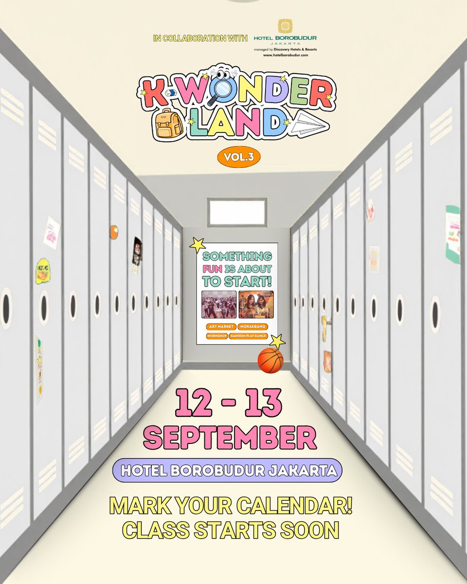kwonder_land's tweet photo. The wait is over! K-Wonderland Vol.3 is officially happening on:

🗓️ 12–13 September 2026
📍 Hotel Borobudur Jakarta

This Volume is extra special as we're collaborating with Hotel Borobudur Jakarta to bring you an even bigger and more exciting K-Wonderland experience. https://t.co/erp3WIYMxy