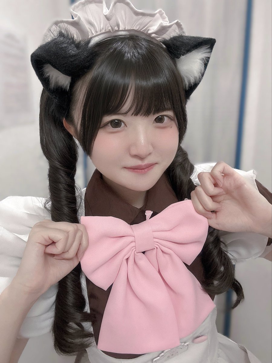 maid_tamaki's tweet photo. 2周年当日！🎀🩷 https://t.co/XU22rHjay7