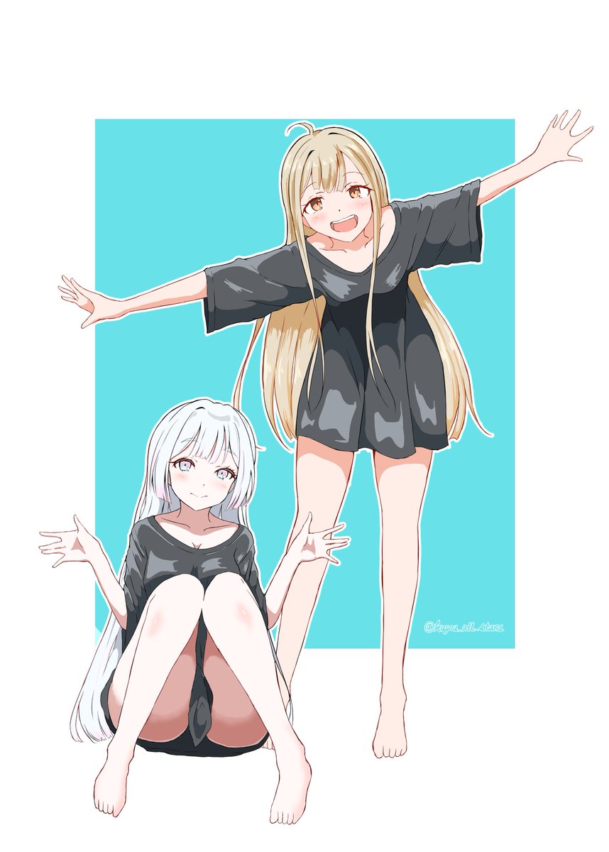 kugou_all_stars's tweet photo. (超かぐや姫) ヤチヨとかぐや https://t.co/zRsv9qhqFO
