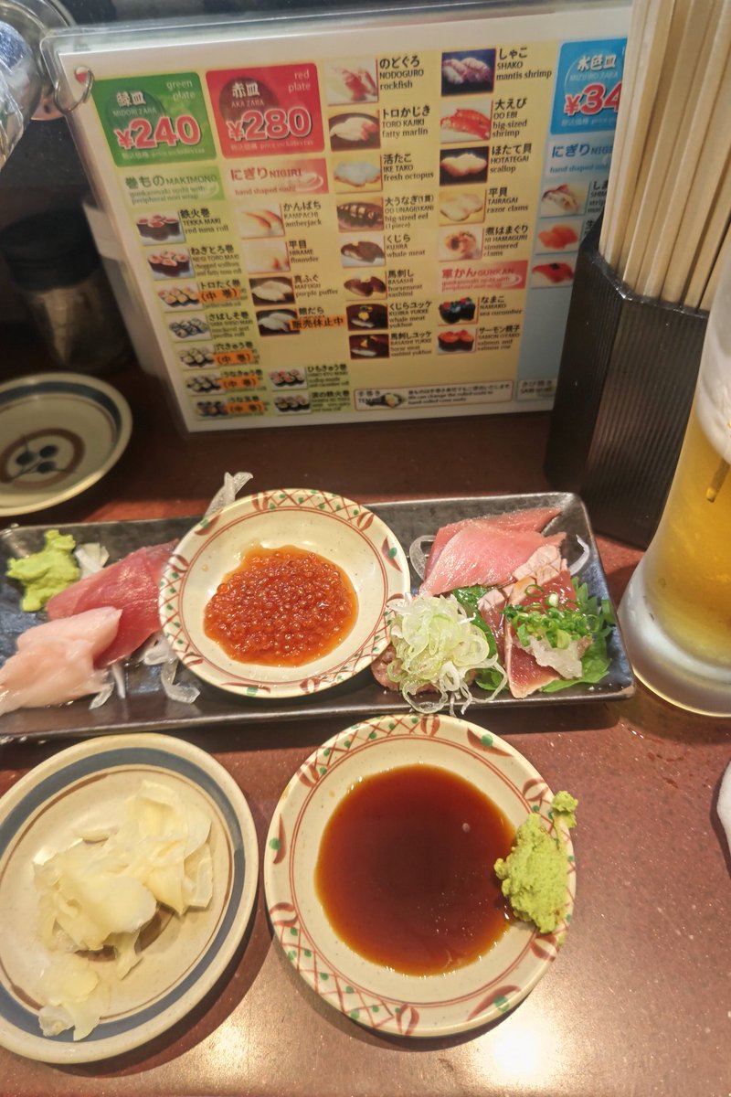 choiprano4's tweet photo. 晩酌スタート♪🍺🍣✨ https://t.co/p8iO8IqBRq