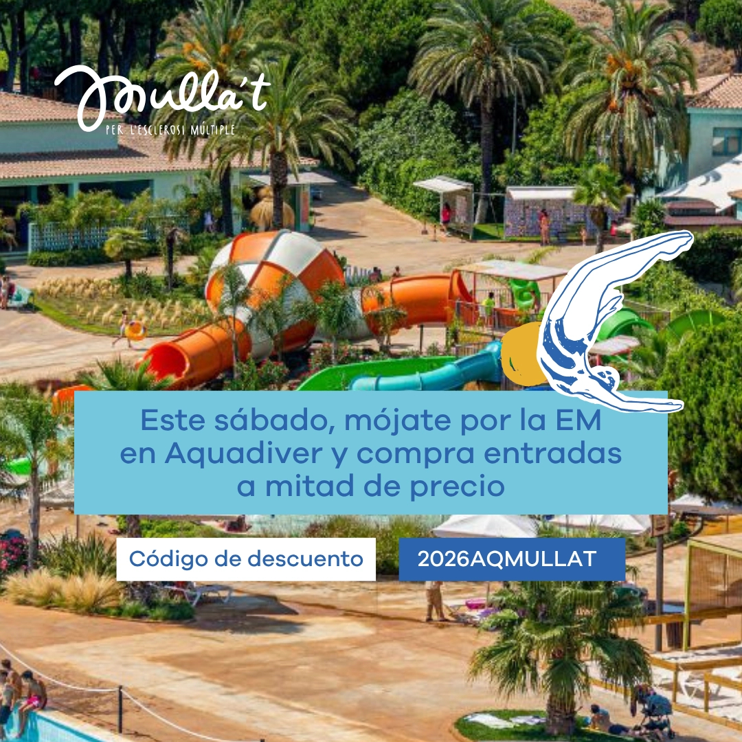 FundacioEM's tweet photo. 🛝💦 ¡Ven a mojarte por la EM desde @aquadiverparc!

Compra entradas para este sábado 11 de julio y nos estarás ayudando a detener el impacto de la EM.

Utiliza el código "2026AQMULLAT" ¡y pagarás las entradas a mitad de precio! 🌟

🎟️ https://t.co/7wui3Ftv5D https://t.co/bf21W4NgN4