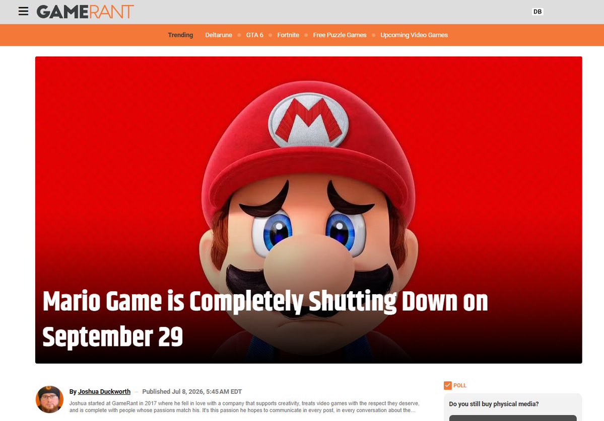 Saved You A Click Video Games tweet media