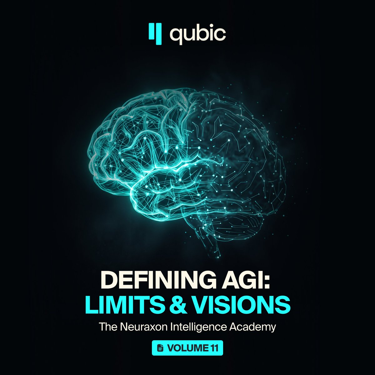 _Qubic_'s tweet photo. What is AGI, actually? 🤔

Everyone uses the term. Almost no one defines it the same way.

The closer a lab is to a definition, the more that definition happens to describe what the lab already sells.

Volume 11 of the Neuraxon Intelligence Academy works through it: from calculators that outscore mathematicians, to crows that build their own tools, toward a bigger idea.

General intelligence as a network of networks.