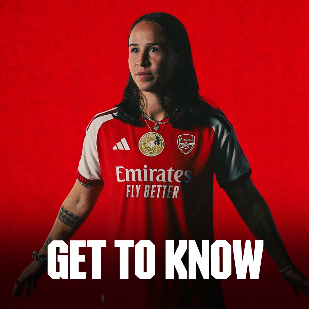 ArsenalWFC's tweet photo. Want to find out more about our latest recruit? 🤔 

Get to know Géraldine Reuteler 👇
