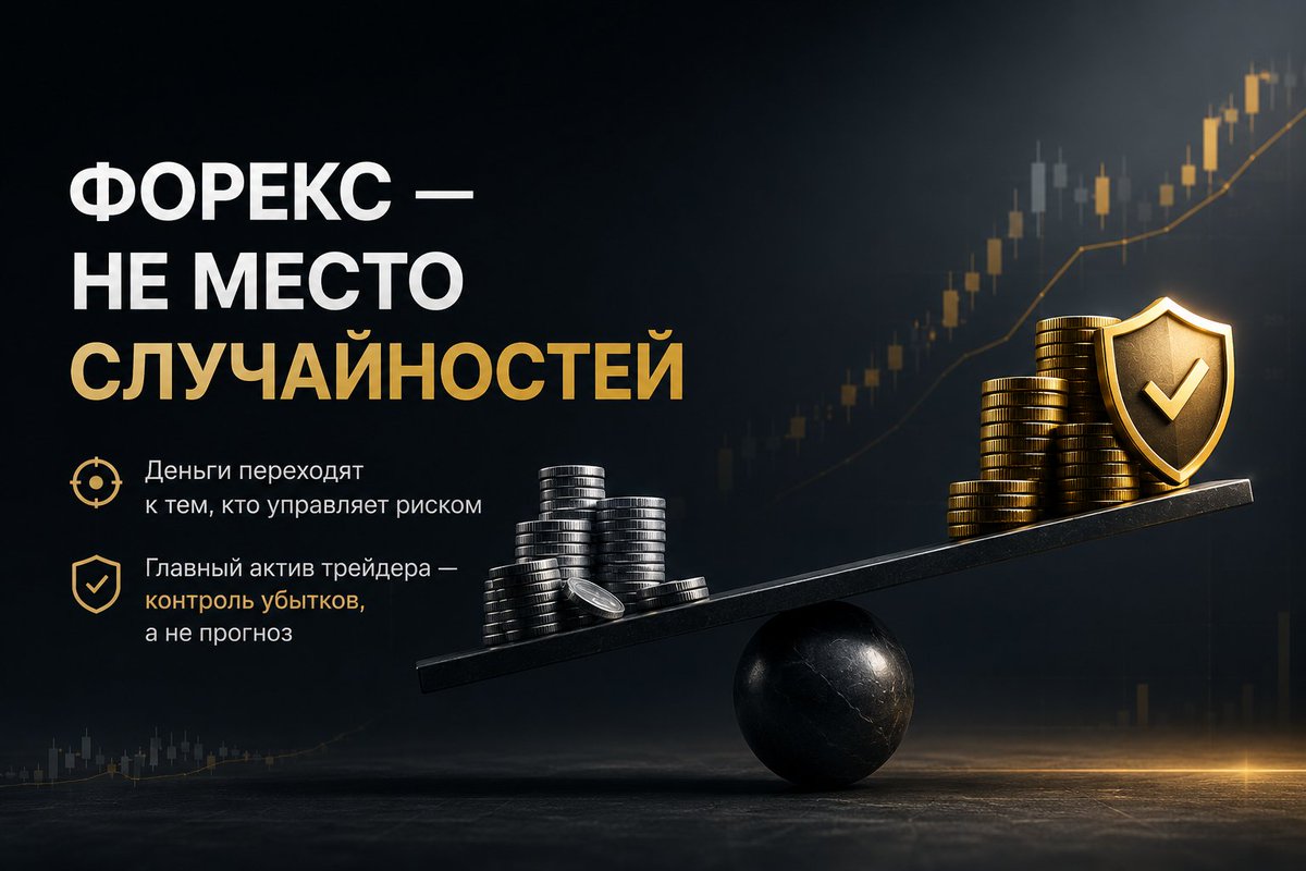 NPBMarkets_fan's tweet photo. На Forex деньги не появляются из воздуха — они переходят от менее дисциплинированных участников к тем, кто умеет управлять риском. Главный актив трейдера — не прогноз, а контроль убытков. #Forex #Трейдинг #Инвестиции #npb_markets https://t.co/y1FQO2pPj6