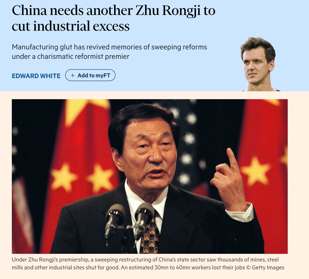 okaythenfuture's tweet photo. The West just dreams delusionally of China waking up one day and saying "Okay we will deindustrialize now".

China has looked at the arc of human history and said no,

we will simply make our plants more efficient, more automated, and we will retain the entire grammar of industrial logic and production.

Why on earth would one abandon Industrial prominence if one has attained it? 

Sadly the West should ask their predecessors why on earth they thought it was a good idea to empower Chinese civilization via tech transfers in the first place.