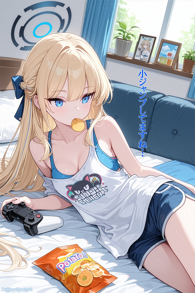 lordlymight's tweet photo. はからずもペアルックでネット対戦中のケイちゃんとトキちゃん。 https://t.co/Nb6n5efxPg
