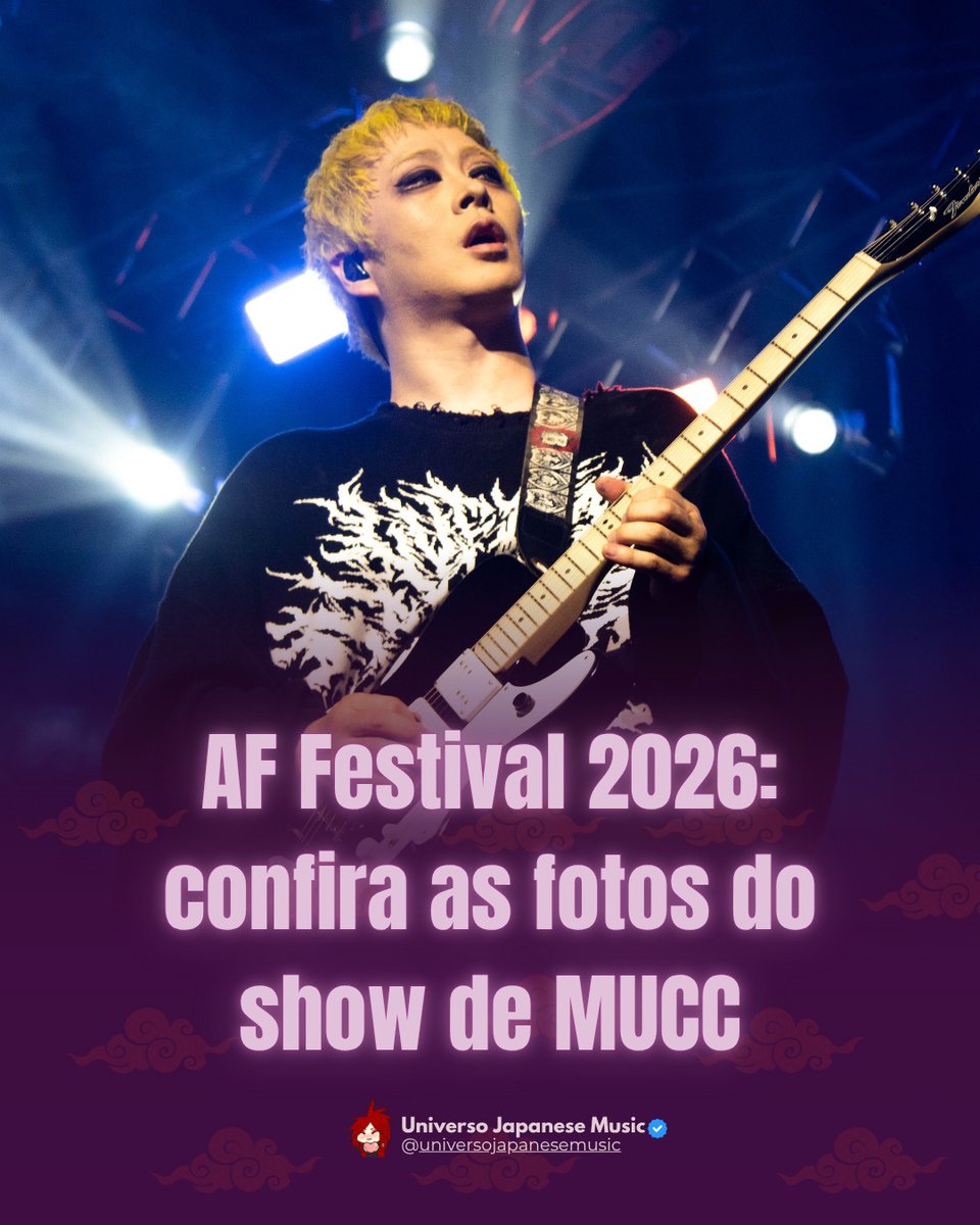 universojmusic's tweet photo. A banda japonesa de visual kei @mucc_official  se apresentou pela a primeira vez no Brasil nos palcos do AF Festival, no @animefriends, no último dia 3 de julho (sexta-feira).

Fotos: @cck_photos https://t.co/qsvyAy0zxR