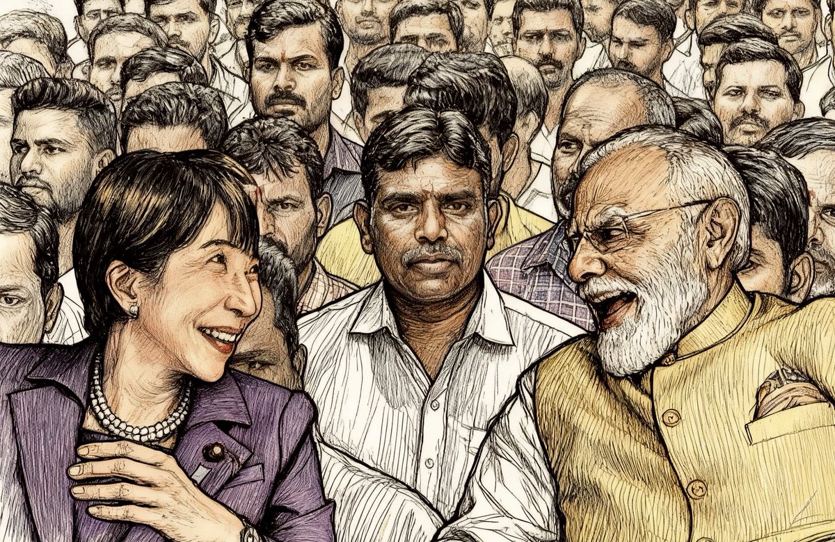 hotahotasa45082's tweet photo. 日本とインドの「人的交流促進」
5年で50万人以上と明記

石破首相時代に決まった政策が
高市首相になって「少しはマシになる？」と思ったら
さらに強く推進されてしまったとさ

バカかよ https://t.co/cXVZzg1fw1