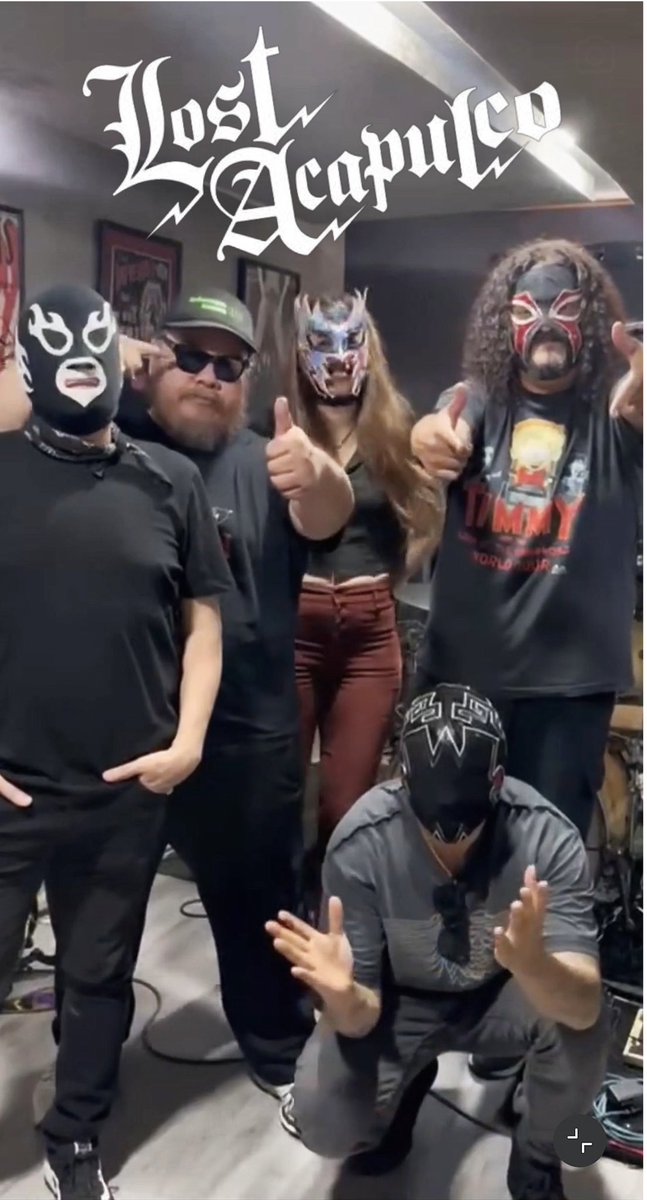 AcapulcoPerdido's tweet photo. Desde el 10 de Julio 2026 aparece “SISMIC” nuestro nuevo sencillo del álbum “DEATH BY ROBOTS” en todas las plataformas. Estamos a nada!!! Un abrazo desde el estudio!. https://t.co/Fd024vpVRw