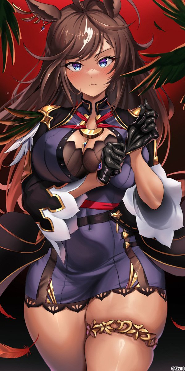 STRXNGESTUMA's tweet photo. Heard that @ELEGANT_BRUTE__ is showing off her dominance over other Umas. https://t.co/qr91qLSi3p