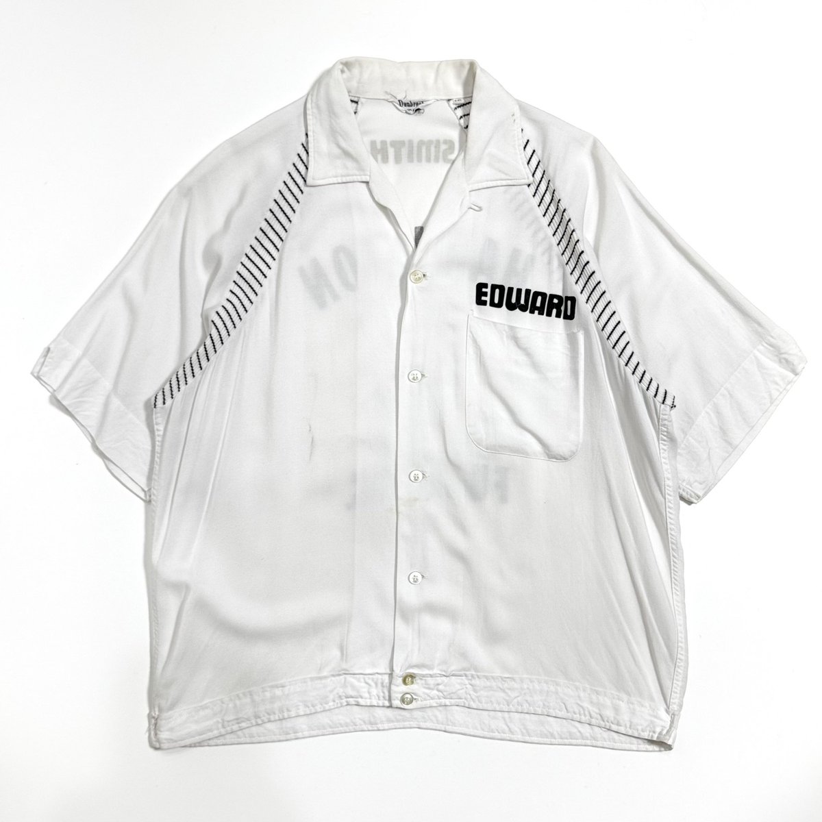 60s DUNBROOKE BOWLING SHIRTです。 サイズ M 肩幅 ラグラン 身幅 55cm