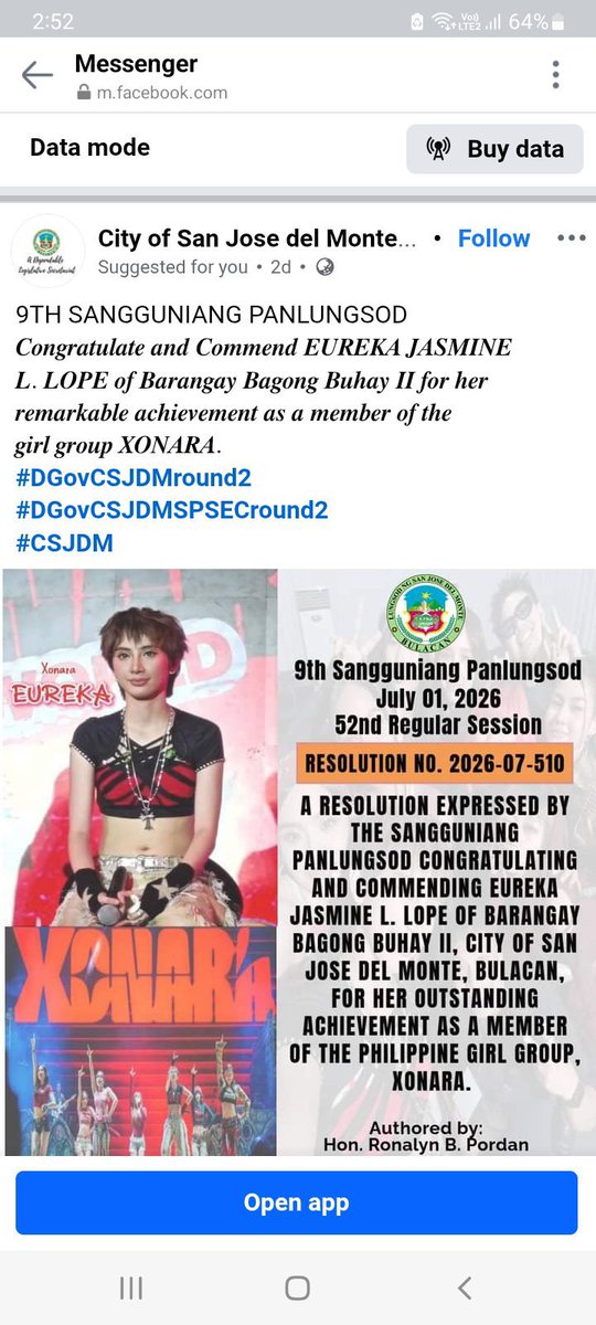 luvsjsh's tweet photo. Yis galing, tinaas niya ang bandera ng CSJDM 😜🫶 https://t.co/OeaVPgBgyA