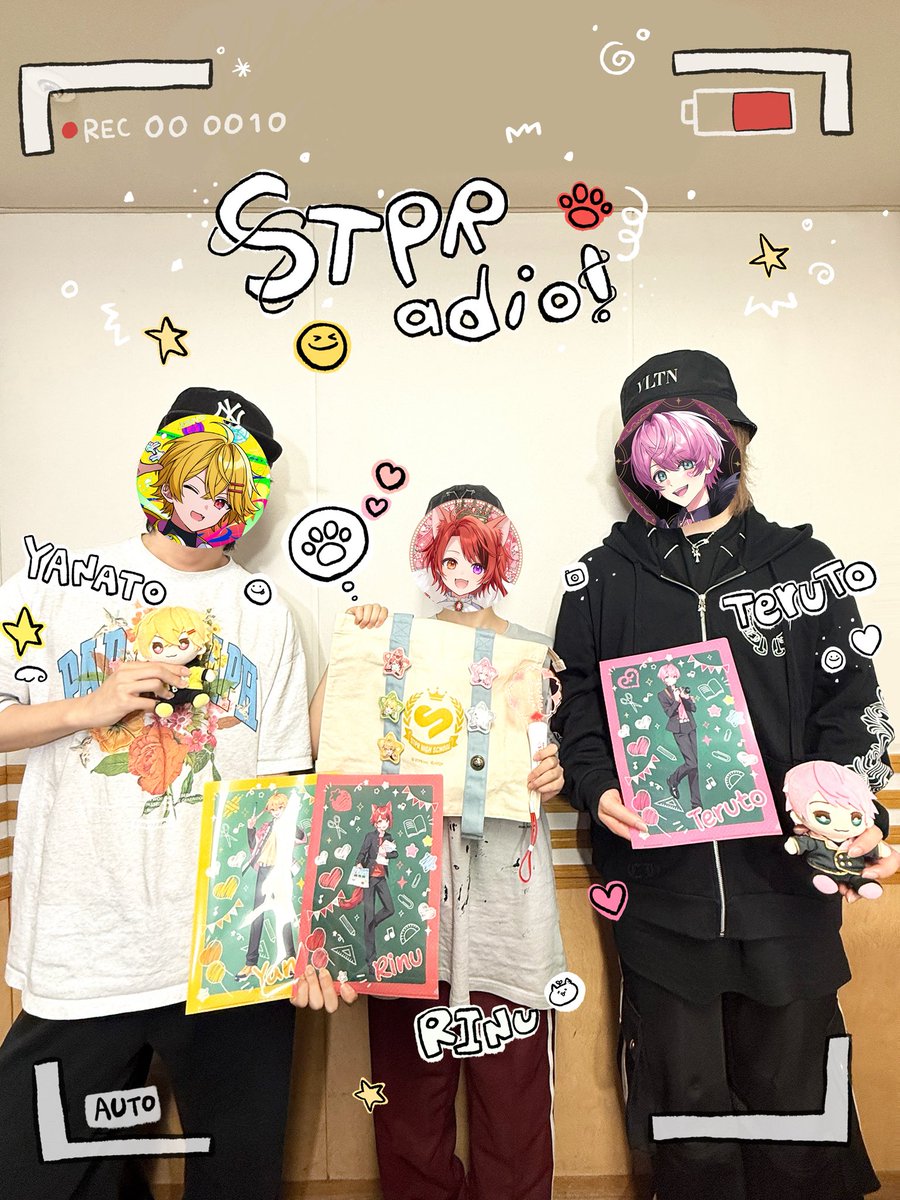 stpr_staff's tweet photo. ／
📻STPRのレギュラーラジオ番組❤️
『莉犬のSTPRadio!』🗓️本日21:30放送！
＼

今週も #騎士X の #てるとくん 、#すにすて の #やなと くんと
お送りします⚔️🩷👟💛

STPR文化祭で起こることを大予言‼️
リスナーさんも予言の成功にご協力ください🔮

番組情報はこちら！✨
文化放送（FM91.6／AM1134）
✉stpr@joqr.net

放送終了後24時から
ポッドキャストでアーカイブを配信🎧
https://t.co/42zV4E20G8

#STPRadio #文化放送