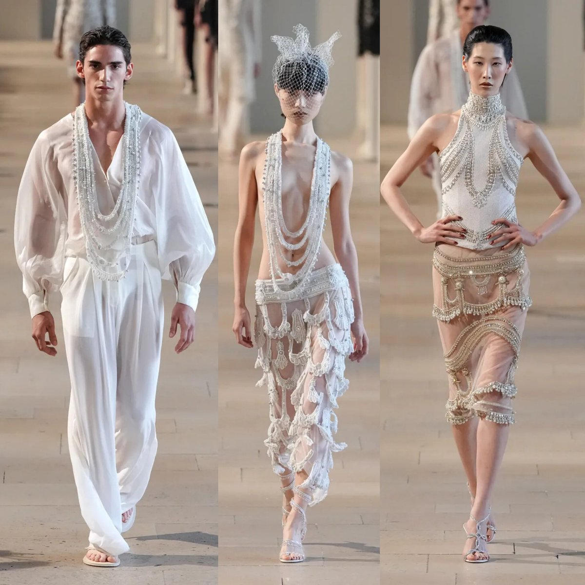 lislopeess1's tweet photo. Rahul Mishra Fall Winter 2026-2027 Haute Couture collection. ✨ #LisLove #RahulMishra #pfw #couture #hautecouture https://t.co/8Mt5UXOfaK