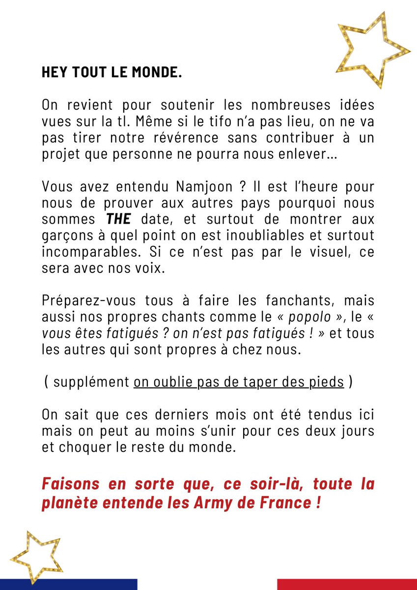 Bangtan Tifo France tweet media