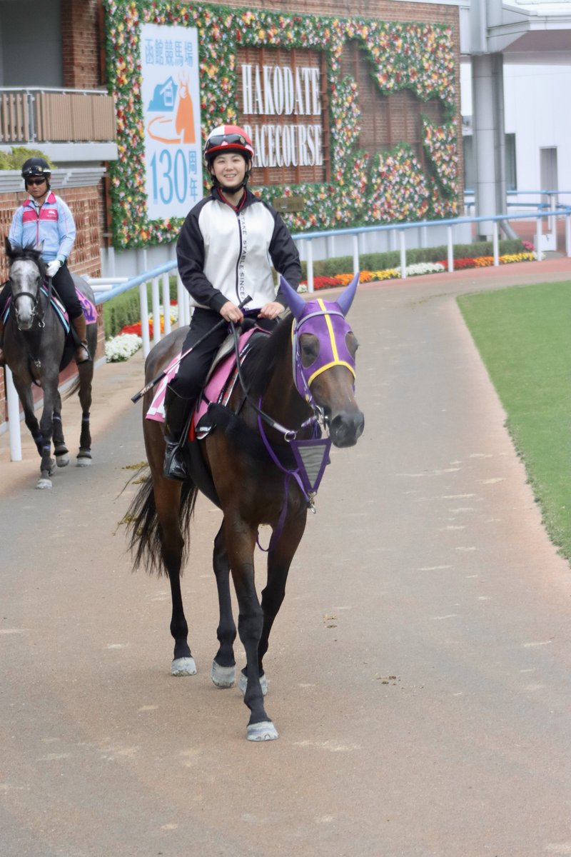 yonerui310's tweet photo. 函館競馬場 2026.7.7

飯田祐史厩舎 メメボス

 #函館競馬場 
 #飯田祐史厩舎 
 #メメボス
 #沖田牧場

 #五十嵐ひな さん 騎手候補生 https://t.co/2gBjxrzxK2
