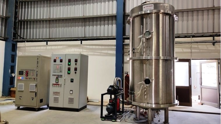 Varun55484761's tweet photo. Made in India Plasma Nitriding System. 

it is heavily used for components subject to severe cyclic stress or abrasive wear.

In ​Aerospace &amp; Defense it can use in Turbine mainshafts, actuator gears, valve guides, gun barrel bores etc https://t.co/bH70uLeYPV