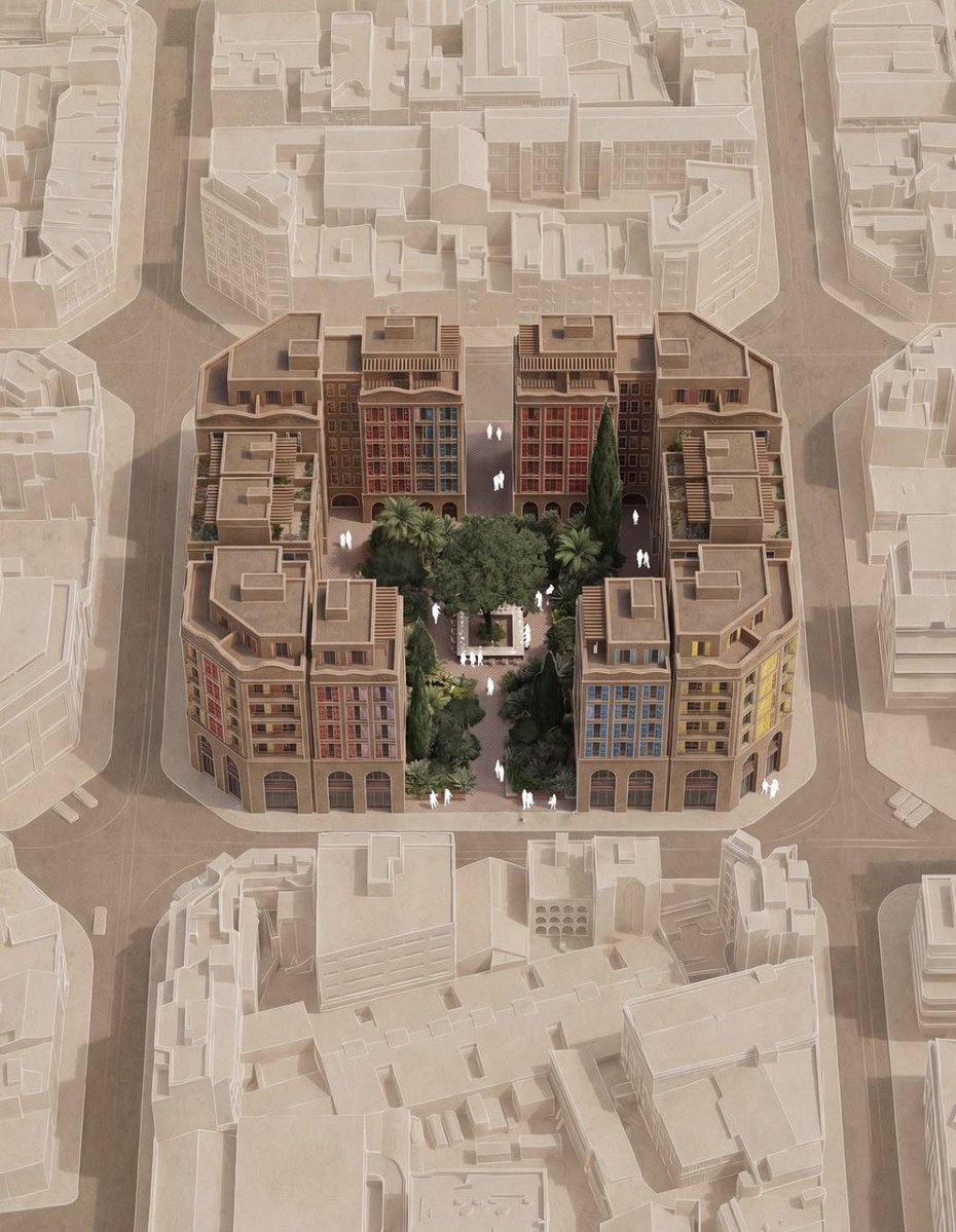 SustainableTall's tweet photo. Design concept for new courtyard housing in Barcelona

Architect - Alihan Dumankaya https://t.co/fhojpEMTEH