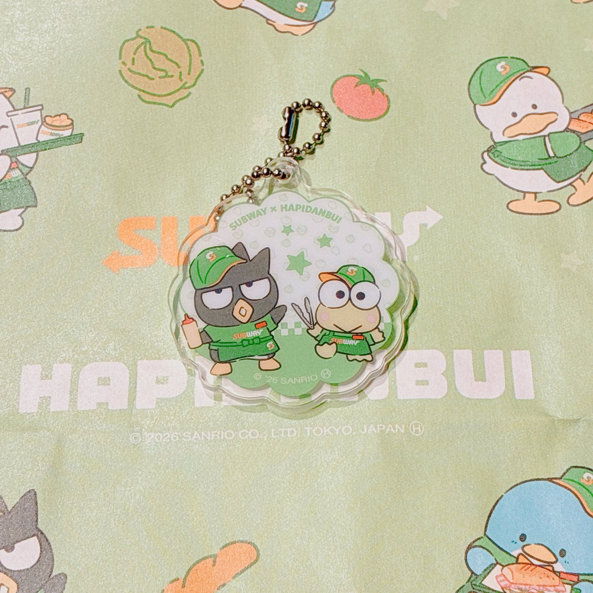is_vvvvv's tweet photo. サブウェイ　はぴだんぶい　
アクリルキーホルダー　交換　

【譲】　ばつ丸&amp;けろけろけろっぴ

【求】　シークレット　または
　　　あひるのペックル&amp;ハンギョドン

郵送交換を希望しています📮
検索からでもお気軽にお声がけください🌸 https://t.co/gBTK8RJuAE