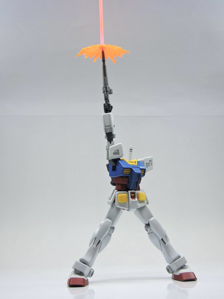 Soso_Tiger_00G's tweet photo. #ガンダムの日 
2年前に作ったEGガンダム
エッジを全部丸くしてます(^^) https://t.co/vVEHh8eeK8