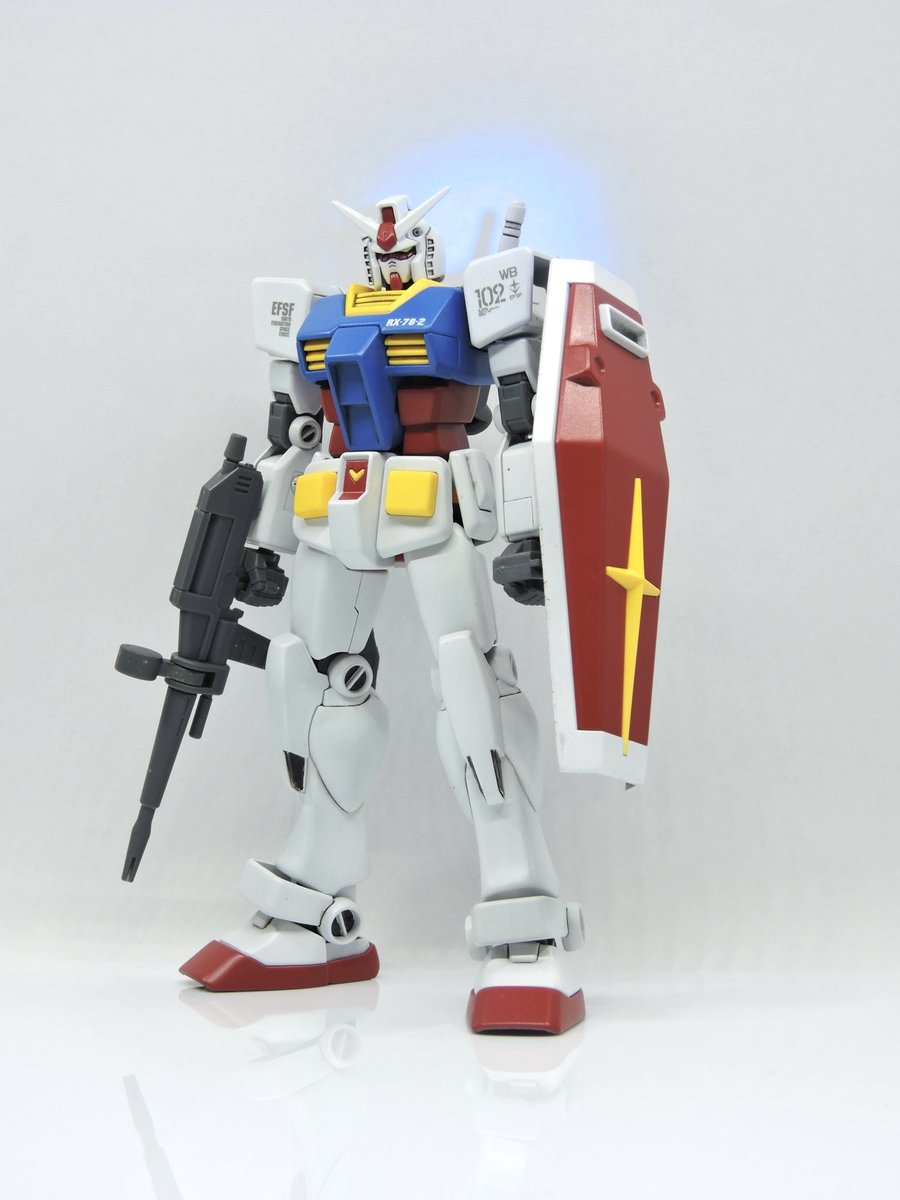 Soso_Tiger_00G's tweet photo. #ガンダムの日 
2年前に作ったEGガンダム
エッジを全部丸くしてます(^^) https://t.co/vVEHh8eeK8