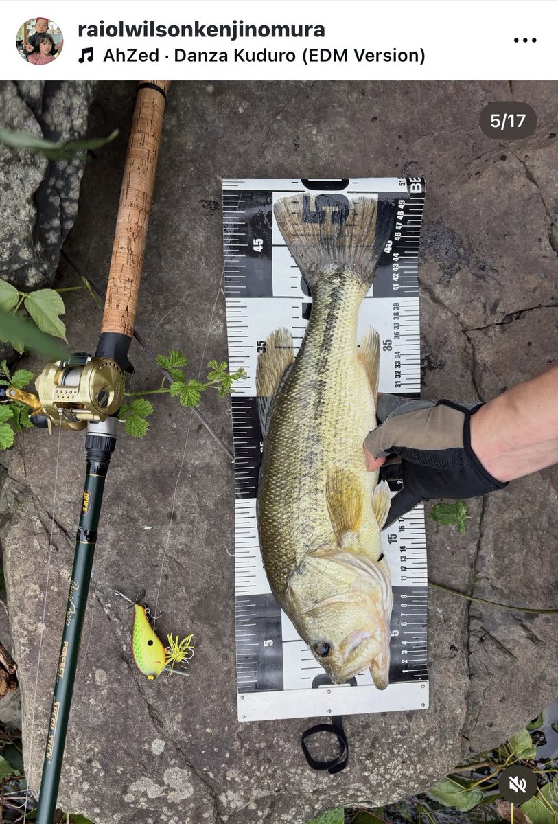 インスタにてハバネロ72の釣果報告！フロントフックを小さくしてラバー